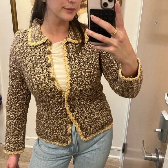 MOSCHINO Raffia Cardigan - Picture 2 of 5